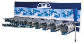 Sortimentsvägg Slangklämmor ABA Original/Nova/Mini W1 9/12mm 244/Pack
