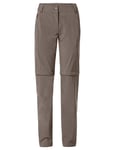 Vaude Farley Stretch ZO T-Zip Pants II Women Regular dambyxor Coconut 36 - Fri frakt