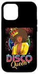 iPhone 15 Pro Disco Music Queen Melanin Diva Gen X 1970s Black Girl Magic Case