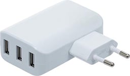 BGS 3377 - Chargeur USB universel - 3 ports USB - total maxi. 3,4 A, maxi. 2,4 A / USB - 110 - 240 V