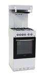 Montpellier MEL50W 50cm Single Oven Gas Cooker With Eye Level Grill