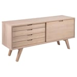 Northern Lights Collection - Arendal Sideboard 72x160x45 cm Vitpigmenterad Ek