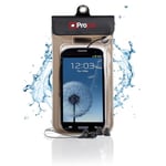 ProperAV Waterproof Phone Case Dry Bag & Headphones (4 Protective Seals, For Up To 10 Metres) for iPhone 15 14 13 12 11 Pro Max XR X XS SE 2022 8 Plus Samsung S23 S22 Ultra S21 Huawei (Max 160mmx78mm)