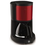 Subito 4 Select FG370D11 - Cafetière - 15 tasses - Rouge bordeaux/Acier inoxydable - Rouge - Moulinex