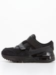 Nike Air Max Systm Infants Unisex Trainers - Black, Black/Black, Size 5.5 Younger