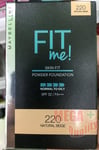 Maybelline Fit Me Fits Skin Tone Texture Foundation Powder 220 Natural BEIGE