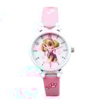 Paw Patrol kvartsur, tecknad figur analog handledsklocka, present till pojkar och flickor Pink