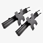 Next Level Racing Elite Free Standing Triple Monitor Stand Add-On - Gris Carbone