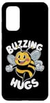 Galaxy S20 Buzzing Hugs Cute Bee Flying with a Smile Case