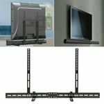 Heavy Duty TV Soundbar Wall Mount Sound Bar TV Bracket No-Slip Base Holder Rack 