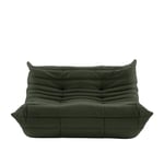 Ligne Roset - Togo Small Settee, Fabric Cat. S Alcantara Kiwi 4566 - Soffor - Michel Ducaroy - Textilmaterial/Skum