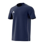 Adidas, Core 18 , T-Shirt, Homme - Bleu (Foncé / Blanc) - M