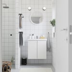 IKEA ENHET / TVÄLLEN kommod m dörrar/tvättställ/kran 64x43x65 cm