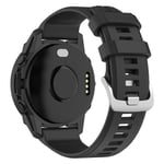 Garmin Forerunner 955 / 255 / 745 / 945 / 935 / instinct 2 osv. Silikone armbånd, 22mm - Sort