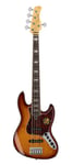 Sire V7 2nd Gen Series Marcus Miller Alder 5-string Bass Guitar Tobacco Sunburst