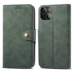 IPhone 13 premium plånboksfodral - Grönt