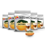Tassimo Coffee Pods Jacobs Latte Macchiato Caramel 5 Packs (40 Drinks)