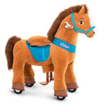 PonyCycle ® Brun hest - stor