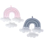 Ins Baby Bedroom Hanging Clouds Tent Ornaments Kids Room Decor W Grey