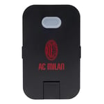 AC Milan - Porte-déjeuner en PP avec support pour téléphone intégré - Crest Monochrome Red - 1L - Pour le déjeuner, le travail ou pour un pique-nique - Pour tous les fans Rossoneri - Produit officiel