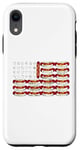 Coque pour iPhone XR Hot Dog Drapeau américain 4 juillet patriotique été barbecue drôle