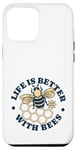 Coque pour iPhone 15 Plus La vie est meilleure avec les abeilles - Apiculture pour le Jour de la Terre