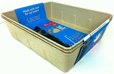 Xl Biodegradable Cat Litter Box (3 Pack) Suitable For All Litter Eco-friendly