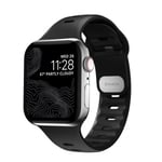 NOMAD Apple Watch 42/44/45mm/Apple Watch Ultra Armband Sport Slim Band Svart
