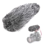 Sxhlseller Microphone Windshield, Capacitance Microphone Windshield Furry for RODE VideoMic GO Outdoor Recorder Wind Cover Shield Furry
