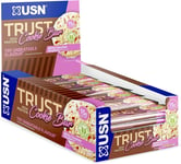 USN Trust Cookie Bar, White Chocolate & Raspberry Protein Cookie: High Protein B