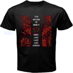 The Sister T Shirt Sister Of Mercy First And Last Music T-shirt Grafisk T-shirt med printed skjorta Kortärmad för män_7706 -vuxen, 3xl M