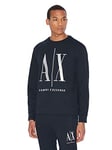 Armani Exchange Men's Icon Project Sweatshirt, Blue, XXL UK