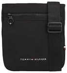 Tommy Hilfiger Homme Sac à Bandoulière Skyline Crossover Moyen, Multicolore (Black), Taille Unique