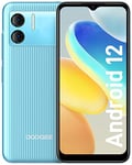 DOOGEE Telephone Portable Pas Cher, X98 Pro(2022), 9Go+64Go(TF 1To), Android 12, 6.52" HD+Écran, 4200mAh/10W, 12MP AI Double Caméra Smartphones et Téléphones Portables Débloquésr- Bleu