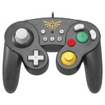Hori Battle Pad Manette Filaire Type GameCube Super Smash Bros Pour Nintendo Switch - Design Zelda - Licence Officielle Nintendo - Neuf