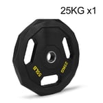 Barbell Plates Steel Single 2.5KG/5KG/10KG/15KG/20KG/25KG Olympic Weights 51mm/2inch Center Weight Plates For Gym Home Fitness Lifting Exercise Work Out Man and Woman (Color : 25KG/55lb x1)