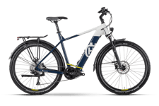 Husqvarna Husqvarna Cross Tourer CT3 Gent | Elcykel | Shimano EP8 / 630 Wh | Vit / Blå