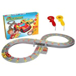 My First Scalextric Sets for Kids Ages 3+ - Battery Powered Micro Race Car Toys Set, Slot Car Race Tracks for Boys. Incl. 1x Speed Track, 2x Racing Cars, 1x Powerbase, 2x Controllers & 1x Transformer