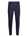 Denz Trousers Designers Trousers Formal Navy Oscar Jacobson