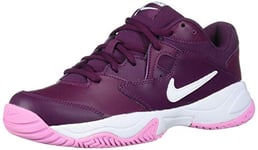 Nike Femme Court Lite 2 Chaussures de Tennis, Rose, Bordeaux, Blanc/Rose Rise 603, 36.5 EU