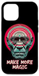 Coque pour iPhone 12/12 Pro Make More Magic Trippy Shaman Druid Spirit Psychédélique Vibes