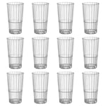 12x Bormioli Rocco Oxford Bar Highball Glasses Drinking Tumblers 395ml Clear