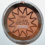 L'OREAL GLAM BRONZE RADIANT BRONZING DUO WITH BRUSH 944 TROPICAL BRONZE