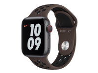 Apple Nike - Band för smart klocka - Vanlig storlek - järnsten/svart - för Watch (38 mm, 40 mm, 41 mm)