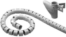 Mozi WireTube kabelspiral, 2,5 m, grå