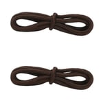 Runda Skosnören 5-par Brun 4 mm/1.5 m