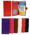 Crazy Horse Wallet Xiaomi Redmi 5 Plus (Svart)