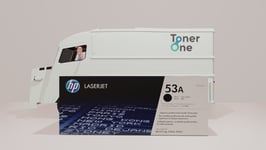 HP Genuine Q7553A 53A Black Toner Cartridge M2727 mfp P2014 P2015 - New