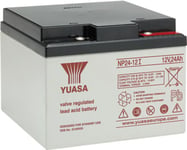 Yuasa 12V 24Ah (AGM) batteri 177 x 166 x 125