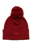 Levi’s Footwear & Acc Baby Tab Pom Accessories Headwear Beanies Röd [Color: DULL RED ][Sex: Men ][Sizes: ONE SIZE ]